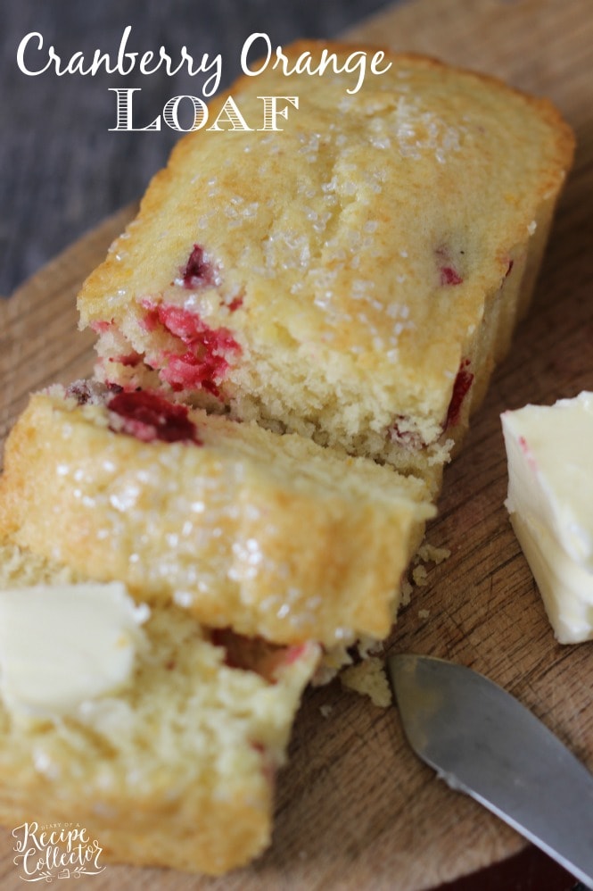 Cranberry Orange Loaf - A wonderfully easy and delicious recipe filled with cranberries and orange juice. Plus a great gift basket idea featuring Dunkin' Donuts® Coffee!