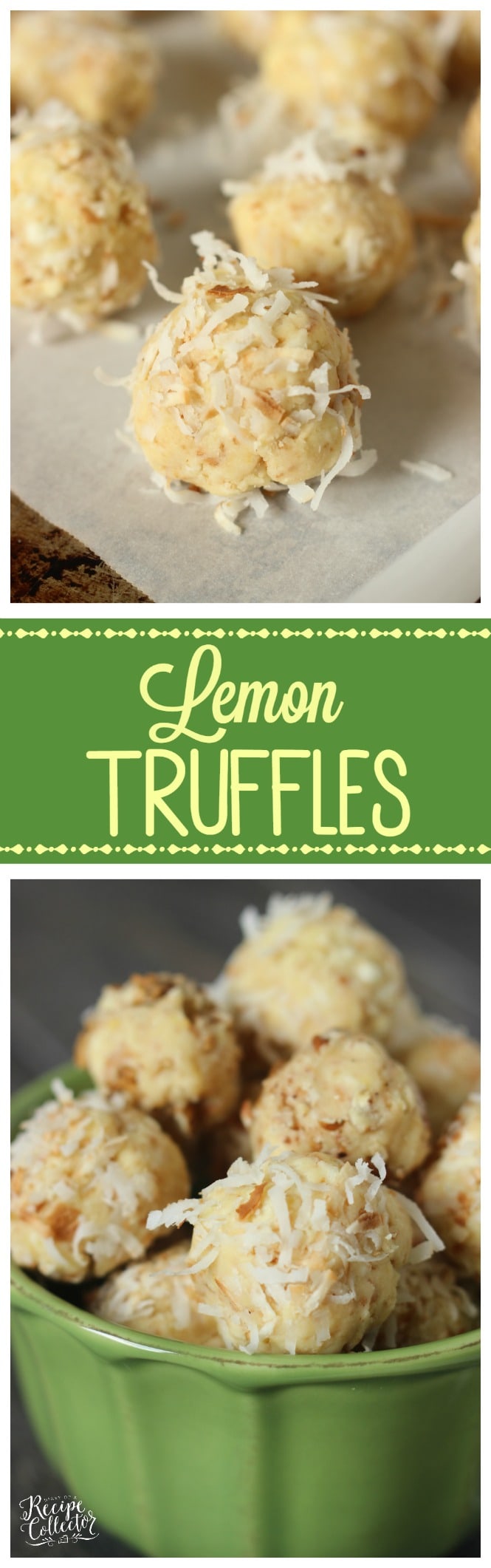 Lemon Truffles - These are a lemon lover's delight and made with only a few ingredients. No baking required!