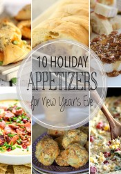 Holiday Appetizers for New Year’s Eve