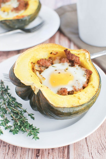 Breakfast Stuffed Acorn Squash