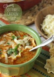 Cheesy Southwest Chicken Soup