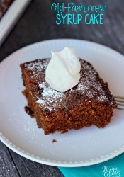 Old Fashioned Syrup Cake