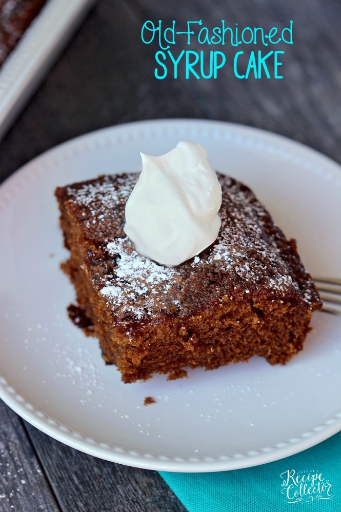 Old Fashioned Syrup Cake - A wonderful old-fashioned cake recipe made with Steen's cane syrup. -