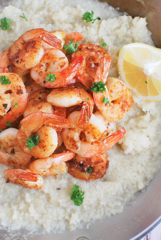 Weekly Family Meal Plan - Paleo Shrimp and Grits