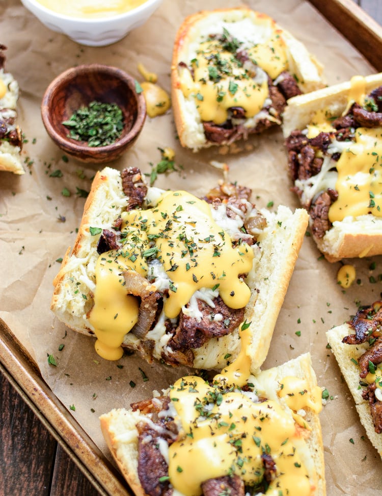 Philly Cheesesteak French Bread Pizza