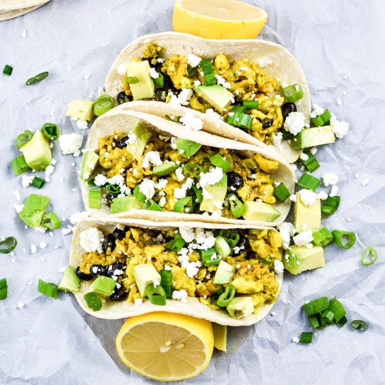 Weekly Family Meal Plan - Scrambled Egg Tacos