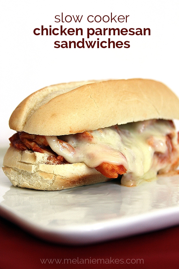 Weekly Family Meal Plan - Slow Cooker Chicken Parmesan Sandwiches