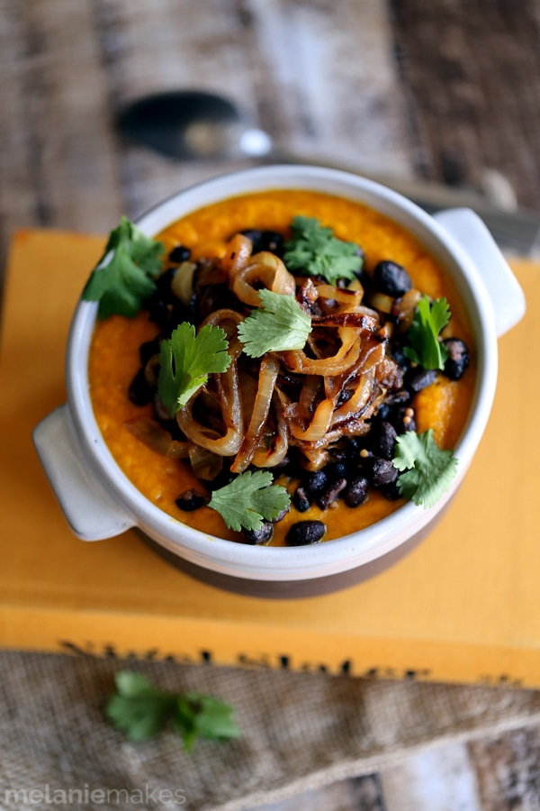 Southwest Carrot & Black Bean Soup