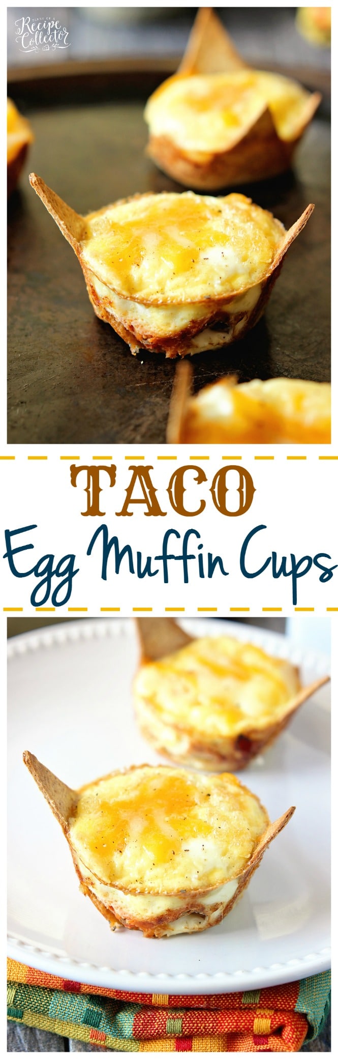 Taco Egg Muffin Cups - A great grab and go breakfast idea that is high in protein and low in carbs.  Plus, it's only 3 freestyle points!