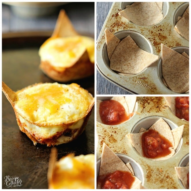 Taco Egg Muffin Cups - A great grab and go breakfast idea that is high in protein and low in carbs.  Plus, it's only 3 freestyle points!