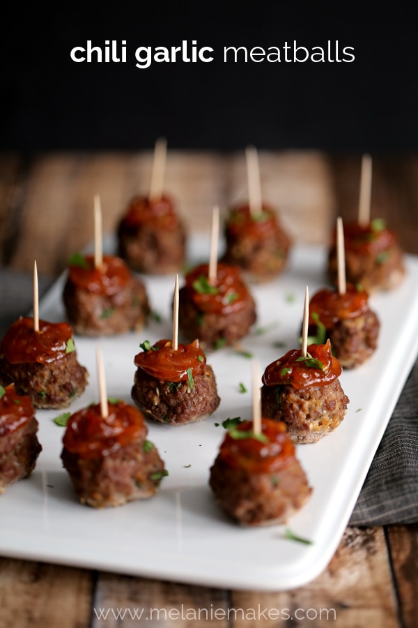 Weekly Family Meal Plan - Chili Garlic Meatballs