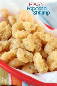 Easy Popcorn Fried Shrimp - This recipe has the key to getting that light, tender, and flaky crust on shrimp!