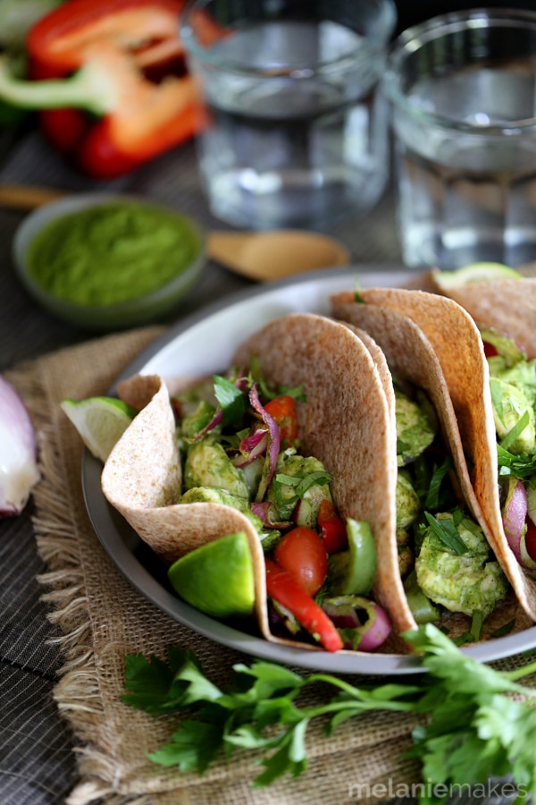 Weekly Family Meal Plan - Oven Baked Chimchurri Chicken Fajitas