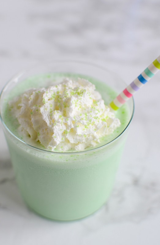 Weekly Family Meal Plan - Homemade Shamrock Shake