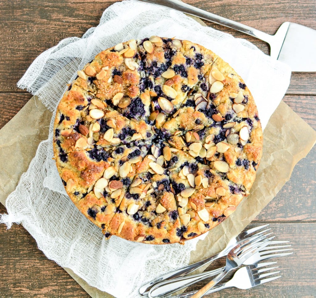 Weekly Family Meal Plan - Gluten Free Blueberry Almond Coffee Cake