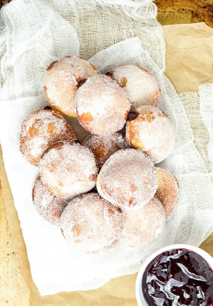 Weekly Family Meal Plan - Almond Raspberry Jelly Doughnuts