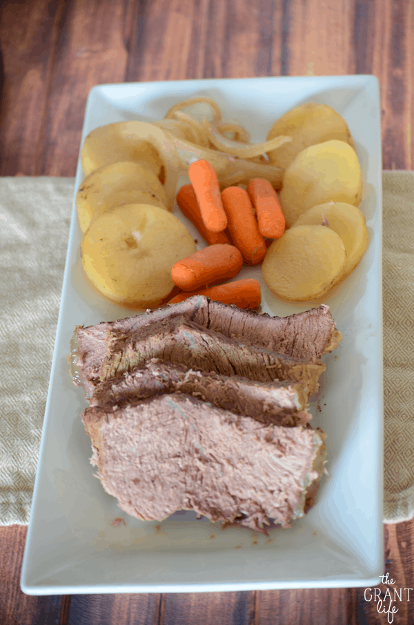 Weekly Family Meal Plan - Crockpot Roast Dinner