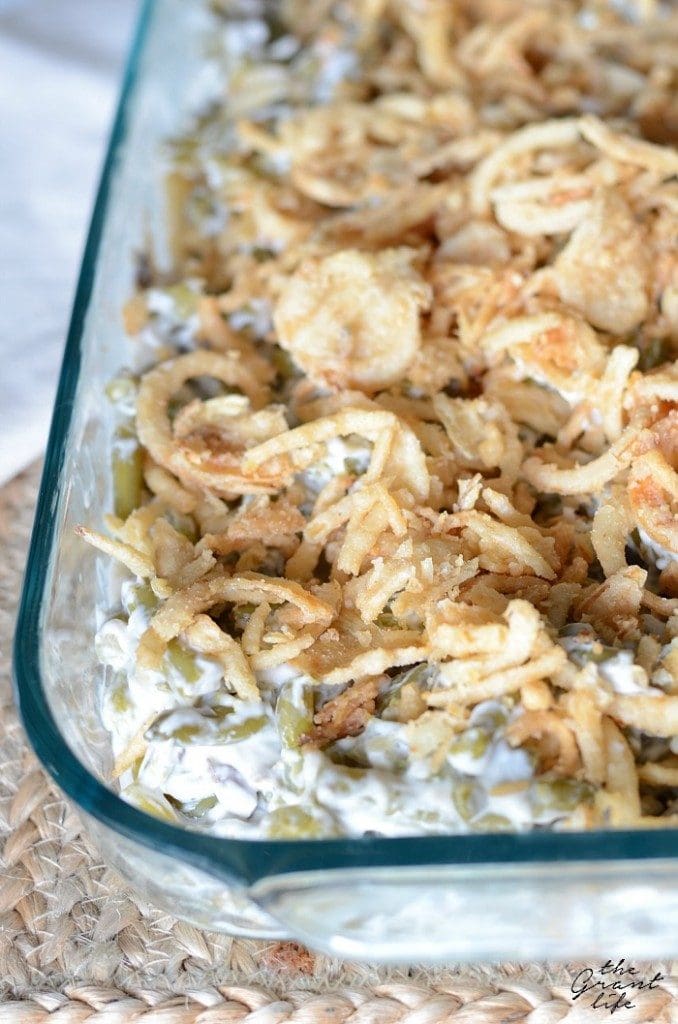 Weekly Family Meal Plan - Green Bean Casserole