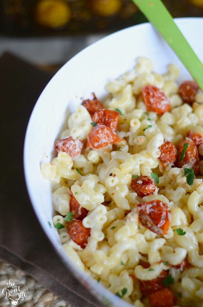 Weekly Family Meal Plan - Roasted Tomato Alfredo Pasta