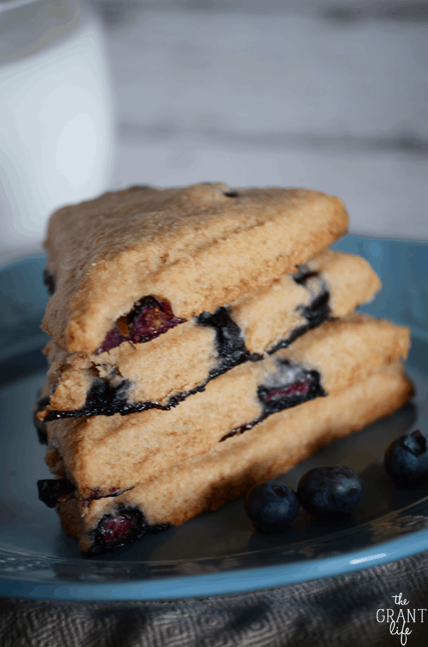 Weekly Family Meal Plan - Healthy Blueberry Scones
