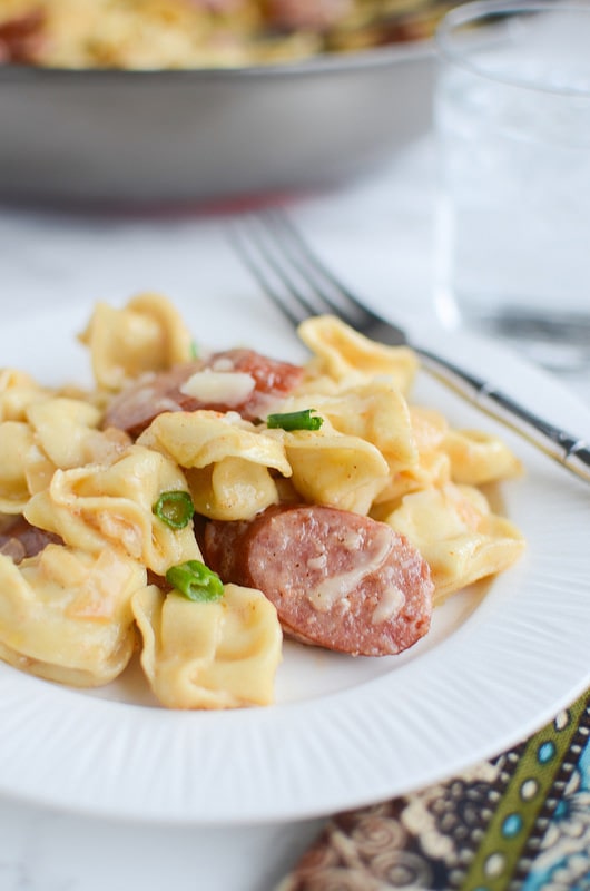 Weekly Family Meal Plan - Cajun Tortellini Alfredo 