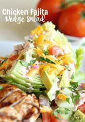 Chicken Fajita Wedge Salad