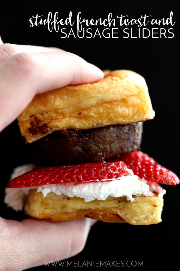 Weekly Family Meal Plan - Stuffed French Toast and Sausage Sliders