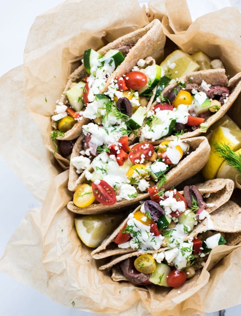 Weekly Family Meal Plan - Grilled Flank Steak Pita Wraps