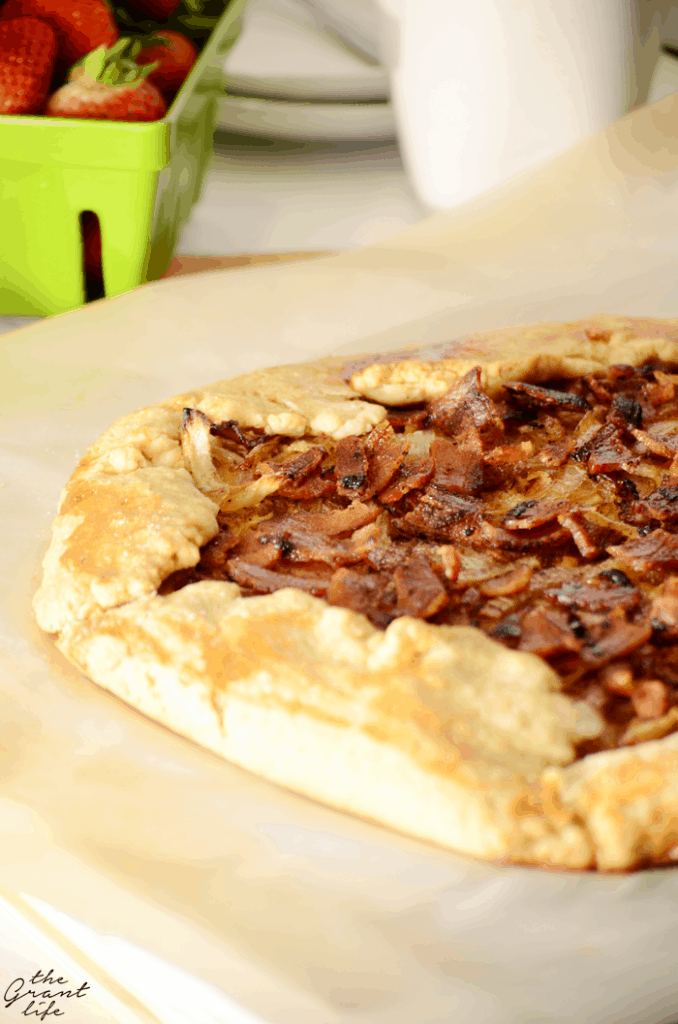 Weekly Family Meal Plan - Bacon and Onion Tart