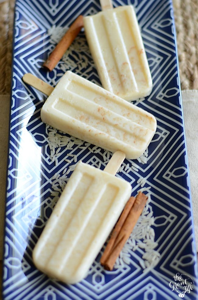 Weekly Family Meal Plan - Arroz con Leche Popsicles