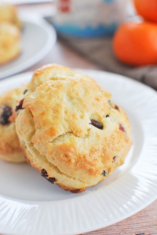 Weekly Family Meal Plan - Cranberry Orange Scones