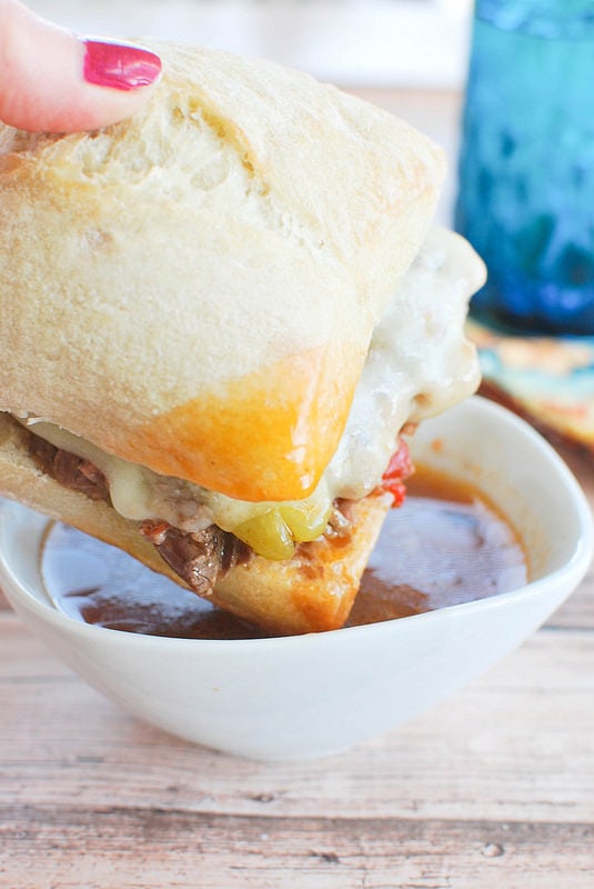 Weekly Family Meal Plan - Crockpot Italian Drip Beef Sandwiches