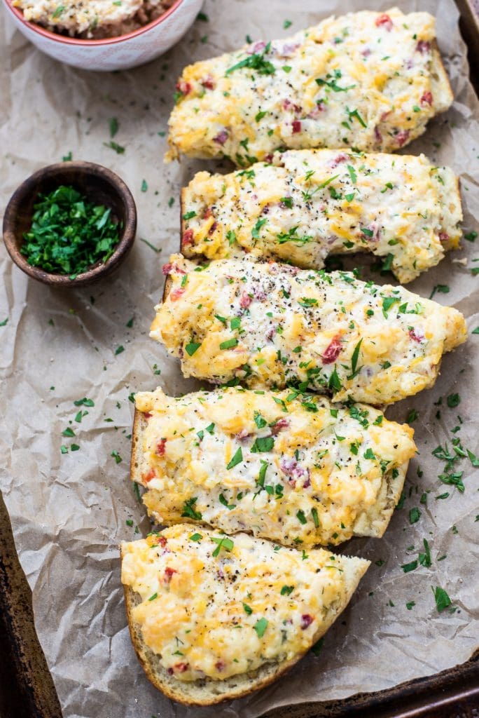 Weekly Family Meal Plan - Pimento Cheese French Bread