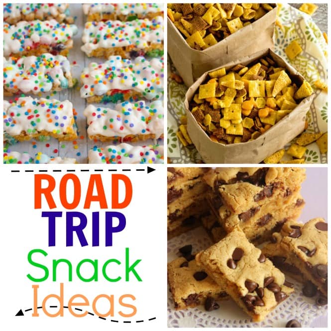 20+ Road Trip Snack Ideas - Great recipe ideas that are perfect for traveling!