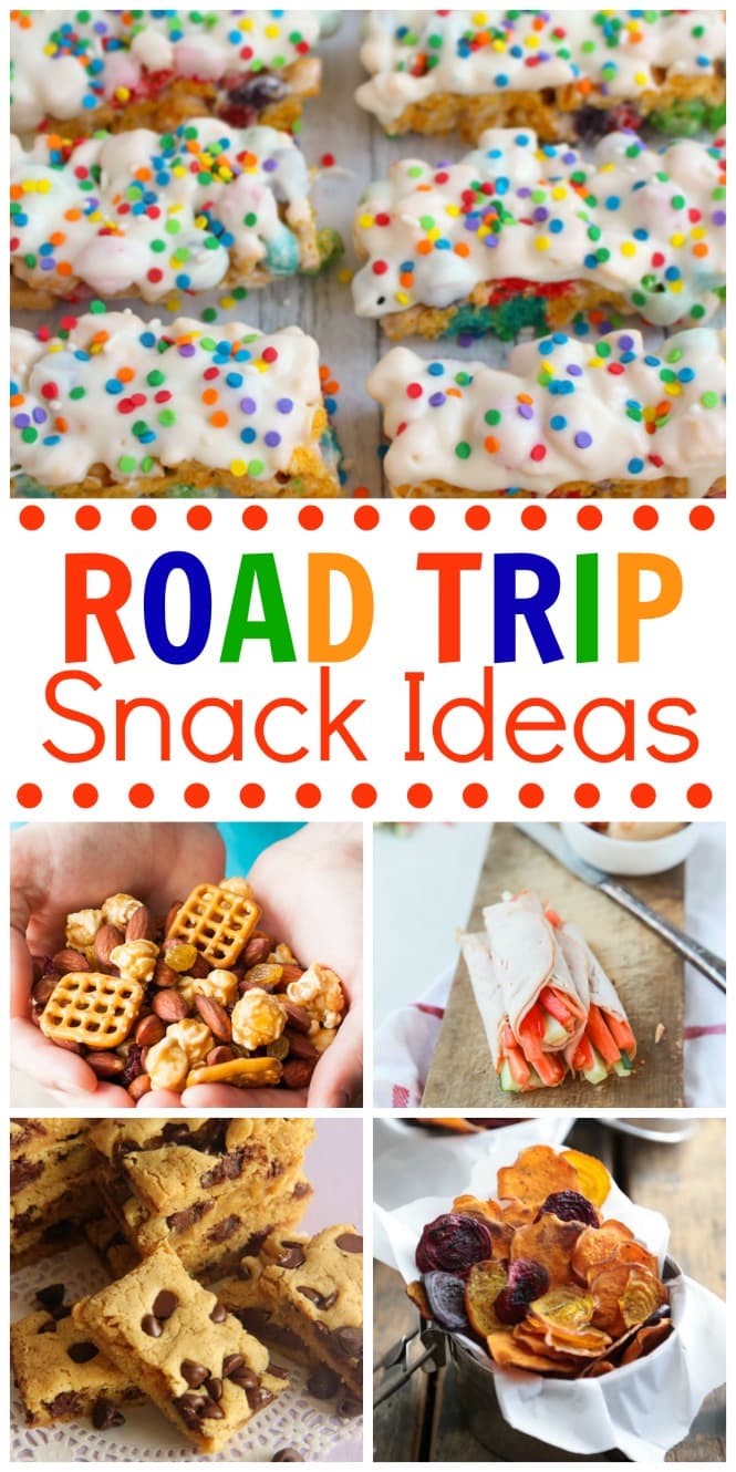 road trip theme snacks
