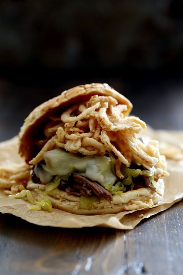 Weekly Family Meal Plan - Slow Cooker Pepperoncini Beef Sandwiches