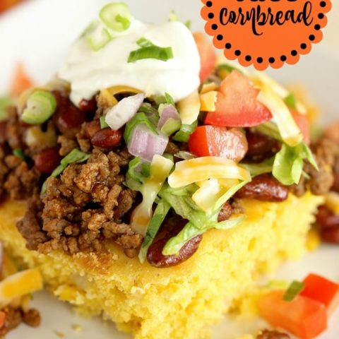 Taco Cornbread - Change up your taco night using cornbread for a delicious new twist!