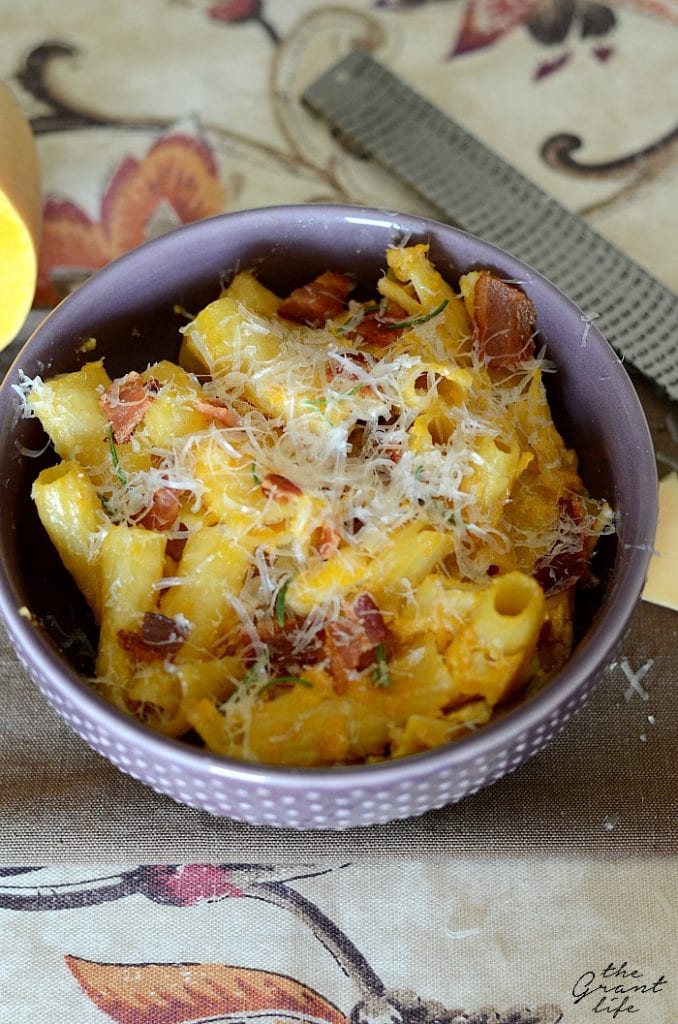 Weekly Family Meal Plan - Butternut Squash Pasta