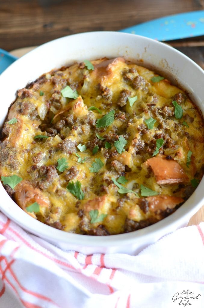 Weekly Family Meal Plan - Mexican Breakfast Casserole