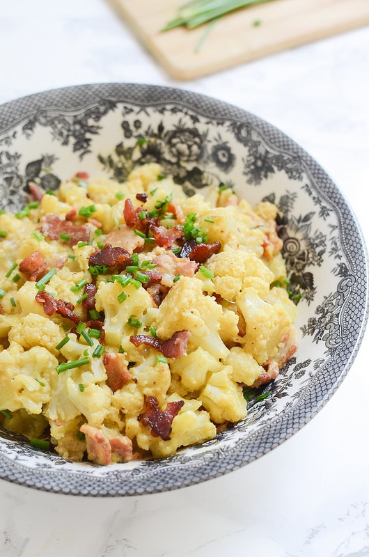 Weekly Family Meal Plan - Loaded Cauliflower Mac & Cheese