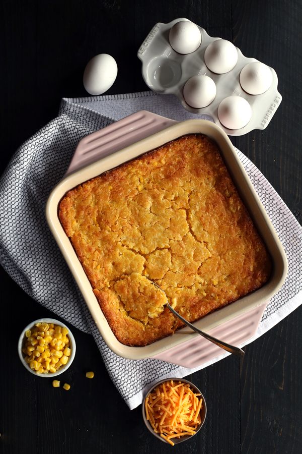Weekly Family Meal Plan - Cheesy Corn Casserole
