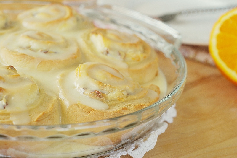 Weekly Family Meal Plan - Orange Sweet Rolls