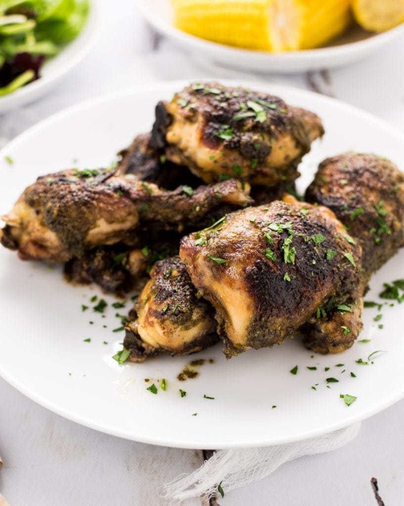 Weekly Family Meal Plan - Slow Cooker Jerk Chicken