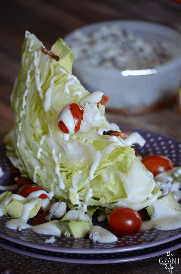 Weekly Family Meal Plan - Avocado Wedge Salad