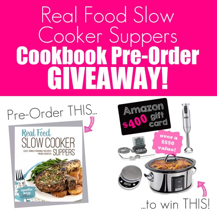 Real Food Slow Cooker Suppers Giveaway