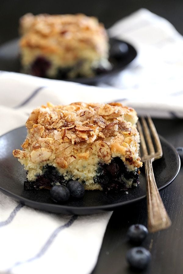 Weekly Family Meal Plan - Lemon Blueberry Almond Coffee Cake