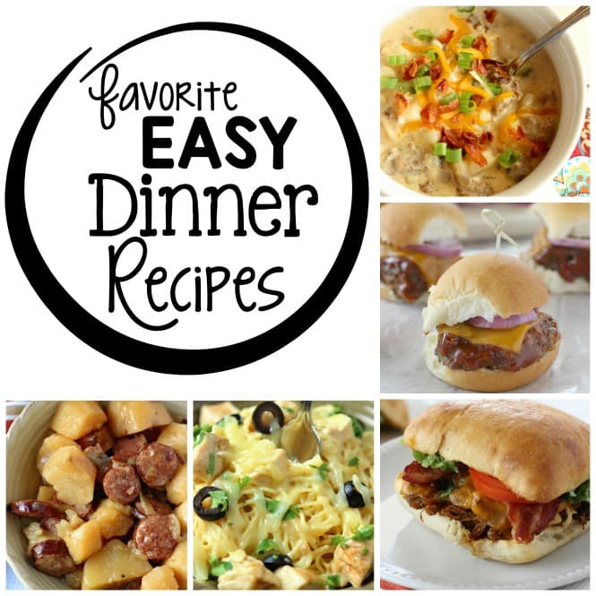 15 Easy Dinner Recipes perfect for those busy nights!