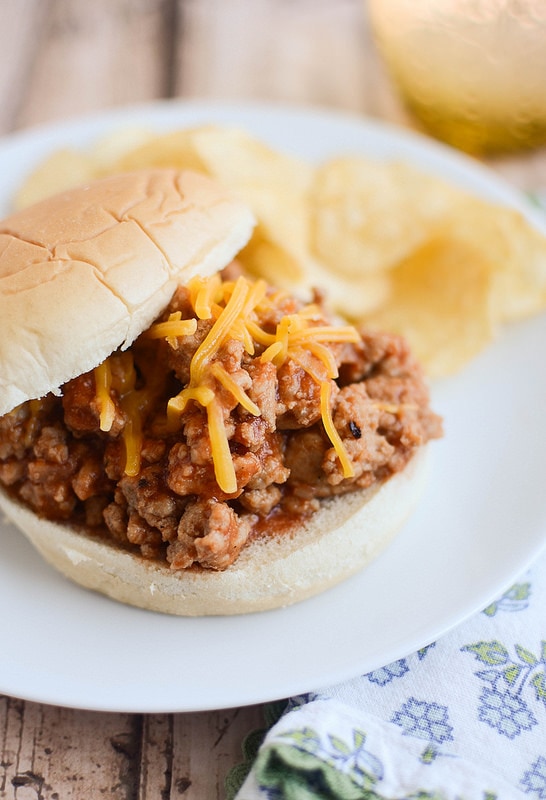 Weekly Family Meal Plan - Maple BBQ Sloppy Joes