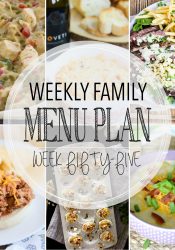 Weekly Family Meal Plan #55