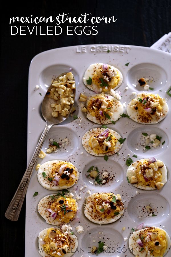 Weekly Family Meal Plan - Mexican Street Corn Deviled Eggs